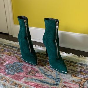 BRAND NEW!!! Zara emerald booties